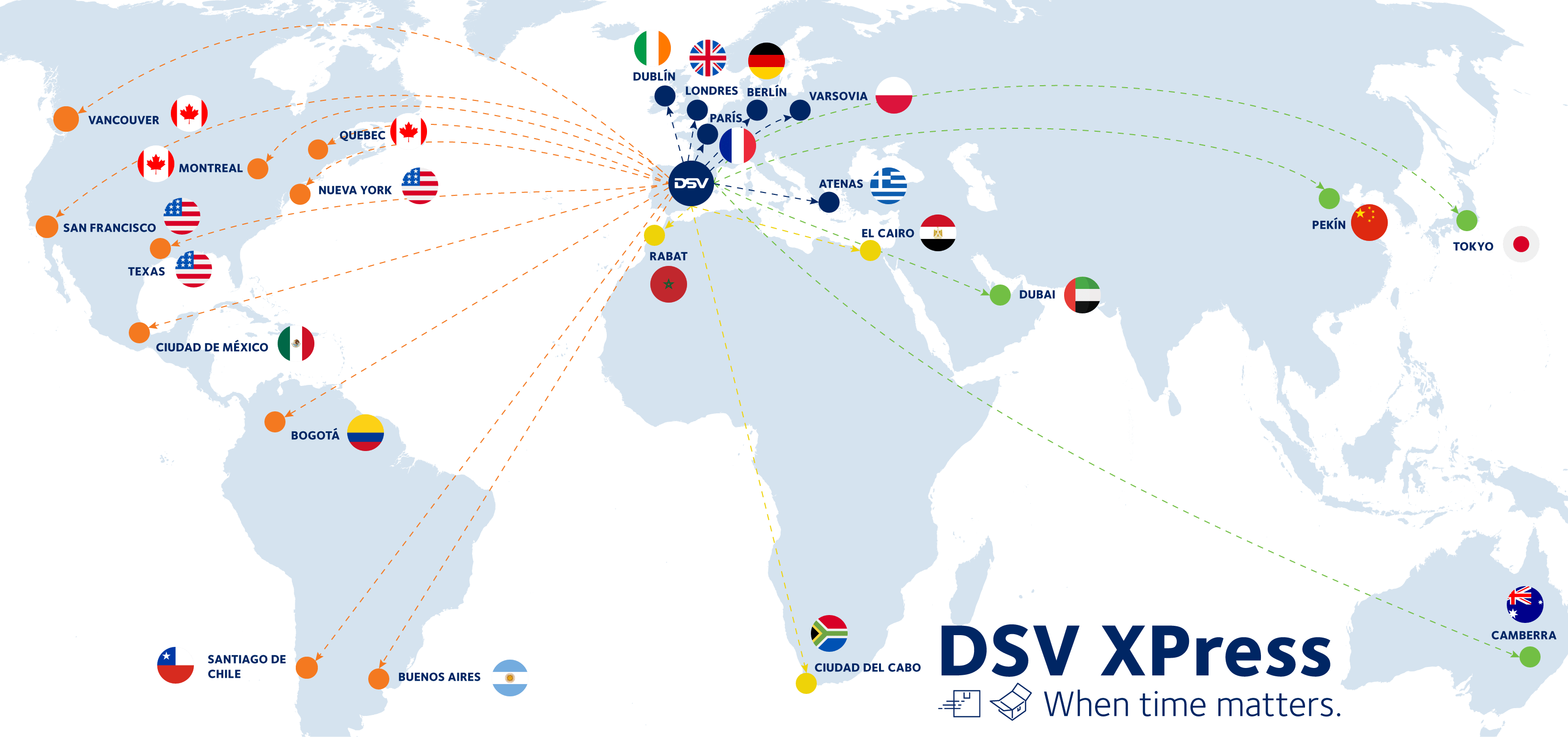 transporte dsv xpress paqueteria mensajeria urgente